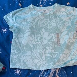 Carter's Light Blue Floral Kids Shirt